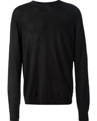 Maglione girocollo nero di Calvin Klein