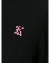 Maglione girocollo nero di Christopher Kane