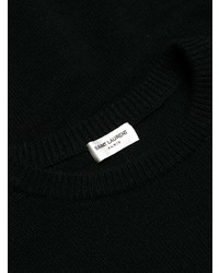 Maglione girocollo nero di Saint Laurent