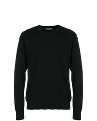 Maglione girocollo nero di Dolce & Gabbana