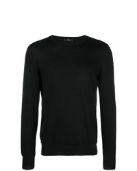 Maglione girocollo nero di Fay