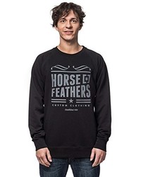 Maglione girocollo nero di Horsefeathers