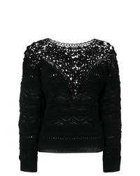 Maglione girocollo nero di Isabel Marant