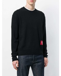 Maglione girocollo nero di Calvin Klein 205W39nyc