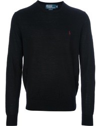 Maglione girocollo nero di Polo Ralph Lauren