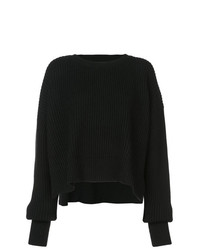 Maglione girocollo nero di RE/DONE