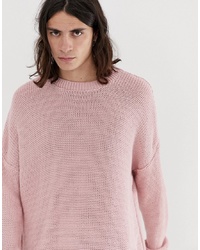 Maglione girocollo rosa di ASOS DESIGN