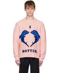 Maglione girocollo rosa di Botter