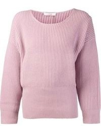 Maglione girocollo rosa di Chloé