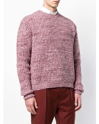Maglione girocollo rosa di MSGM