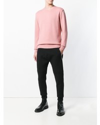 Maglione girocollo rosa di DSQUARED2