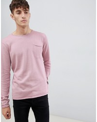 Maglione girocollo rosa di D-struct