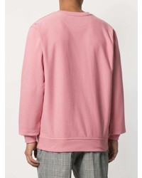 Maglione girocollo rosa di Stussy