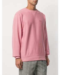 Maglione girocollo rosa di Stussy