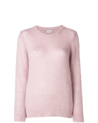 Maglione girocollo rosa di Moncler
