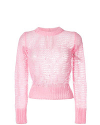 Maglione girocollo rosa di N°21