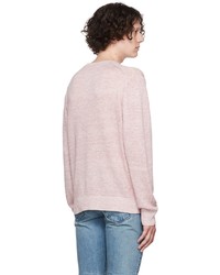Maglione girocollo rosa di Vince
