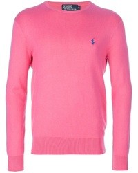 Maglione girocollo rosa di Polo Ralph Lauren
