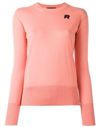 Maglione girocollo rosa di Rochas