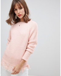 Maglione girocollo rosa di Vero Moda