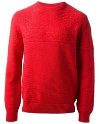 Maglione girocollo rosso di A.P.C.