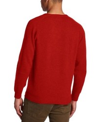 Maglione girocollo rosso di Alan Pain