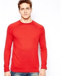 Maglione girocollo rosso di Asos