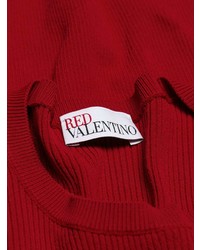Maglione girocollo rosso di RED Valentino