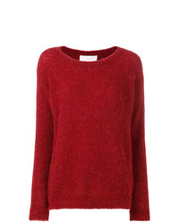 Maglione girocollo rosso di Chiara Bertani