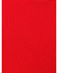 Maglione girocollo rosso di Zanone