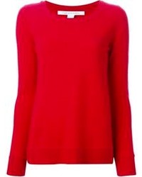 Maglione girocollo rosso di Diane von Furstenberg