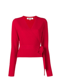 Maglione girocollo rosso di Dvf Diane Von Furstenberg