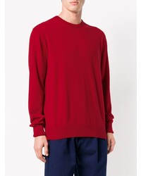 Maglione girocollo rosso di Ballantyne