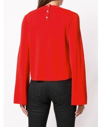 Maglione girocollo rosso di McQ Alexander McQueen