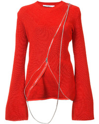 Maglione girocollo rosso di Givenchy