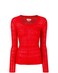 Maglione girocollo rosso di Isabel Marant Etoile
