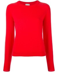 Maglione girocollo rosso di Paul Smith