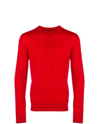 Maglione girocollo rosso di Ps By Paul Smith