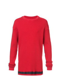 Maglione girocollo rosso di Unravel Project