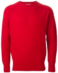 Maglione girocollo rosso di YMC