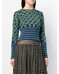 Maglione girocollo scozzese multicolore di Molly Goddard