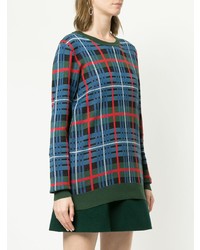 Maglione girocollo scozzese multicolore di Macgraw
