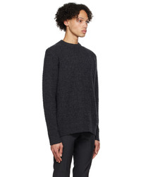 Maglione girocollo stampato grigio scuro di Givenchy