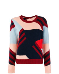 Maglione girocollo stampato multicolore di Chinti & Parker