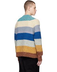Maglione girocollo stampato multicolore di Paul Smith