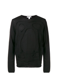 Maglione girocollo stampato nero di Comme Des Garcons SHIRT