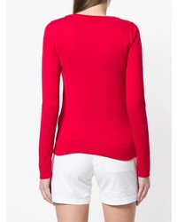 Maglione girocollo stampato rosso di Rossignol