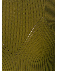Maglione girocollo verde oliva di Kenzo