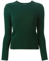 Maglione girocollo verde scuro di Polo Ralph Lauren