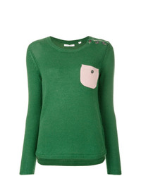 Maglione girocollo verde di Chinti & Parker